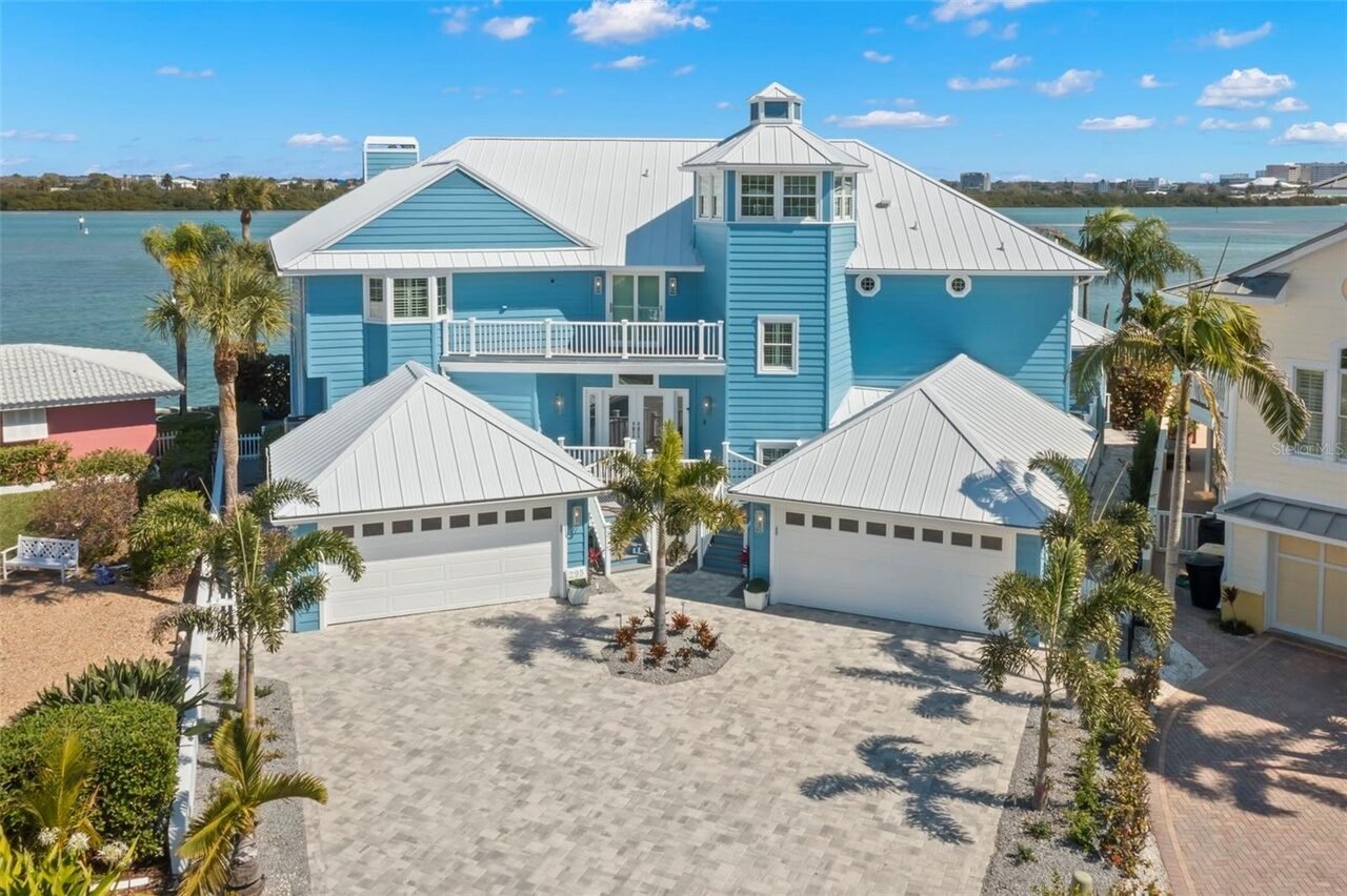 Five-bedroom waterfront home