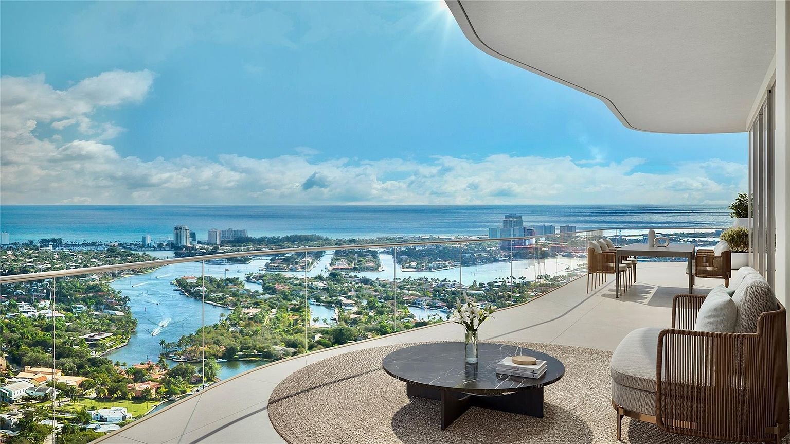 Sky penthouse with yacht club membership