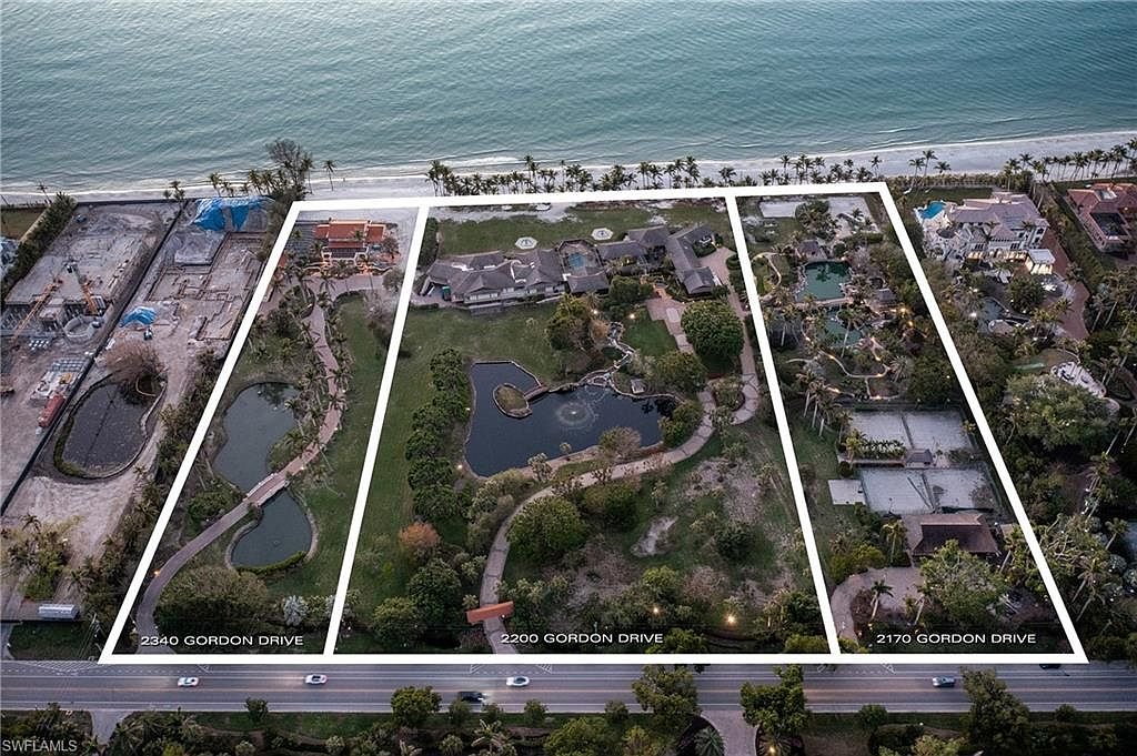 Beachfront estate