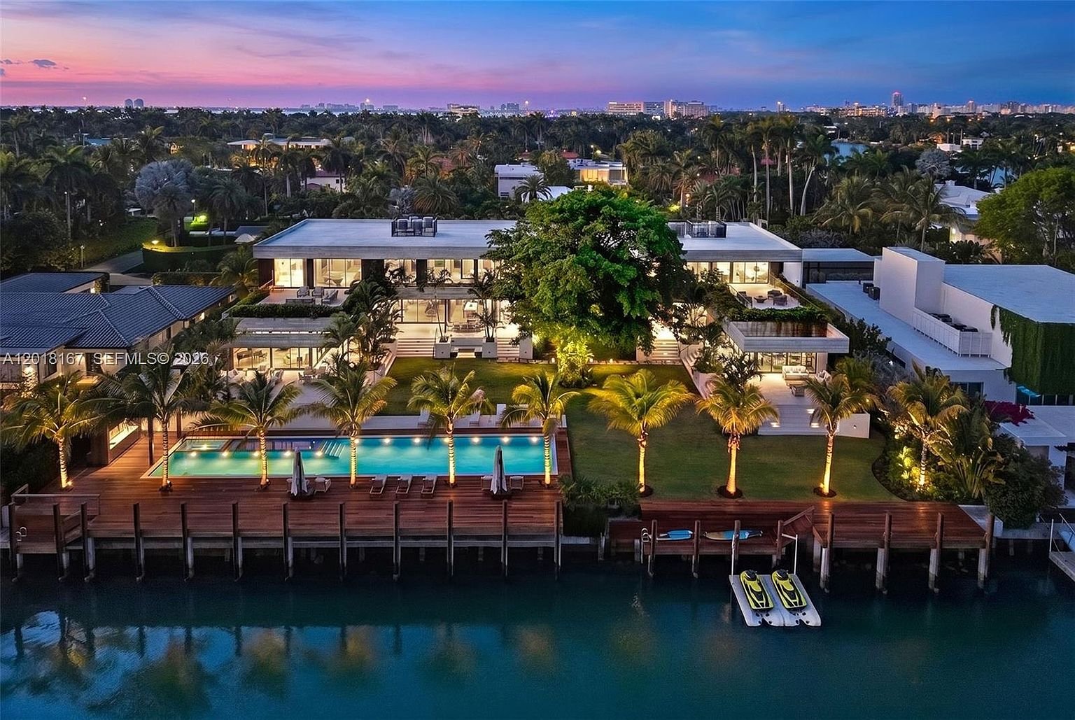 Island estate with Olympic-length lap pool
