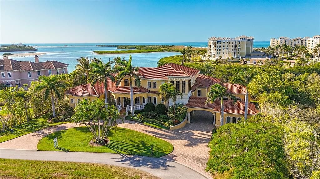 Waterfront estate with two boat lifts