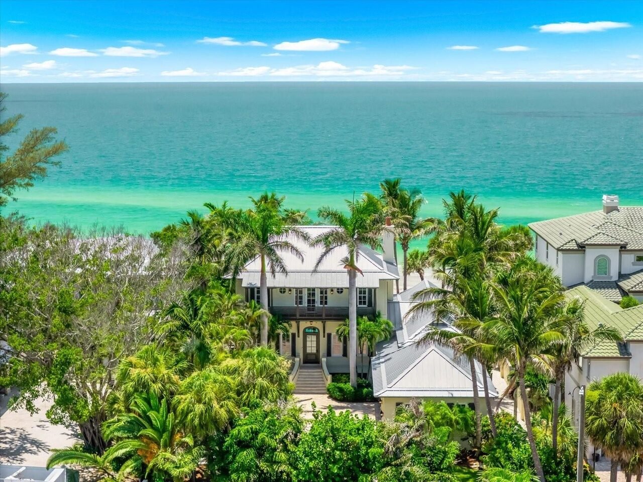 Beachfront four-bedroom home