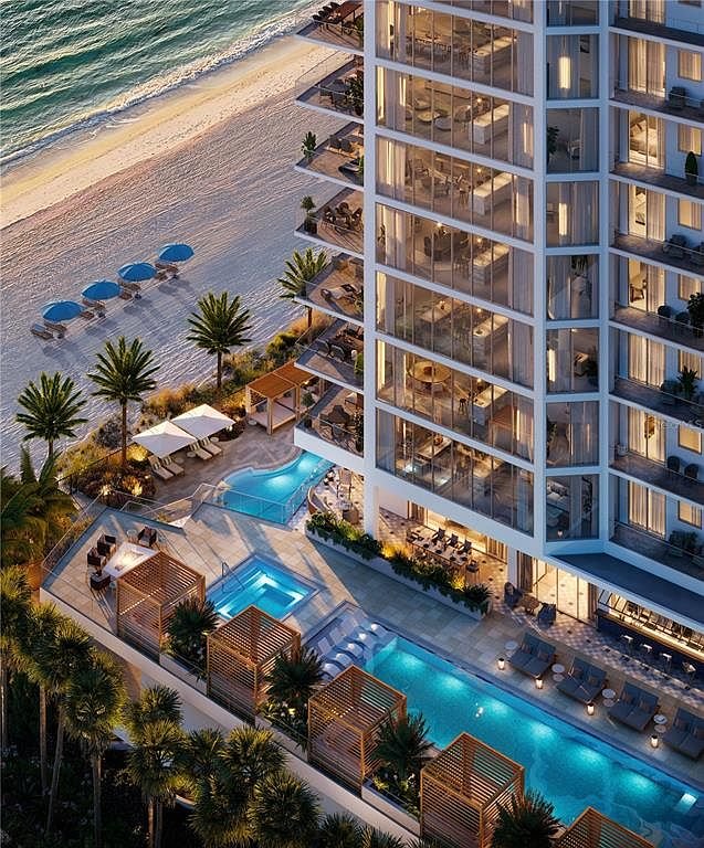 Beachfront resort residence, move-in ready